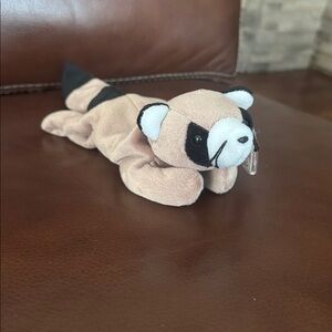 Ty Original Beanie Baby “Ringo” the Racoon Retired Vintage Stuffed Plush Animal